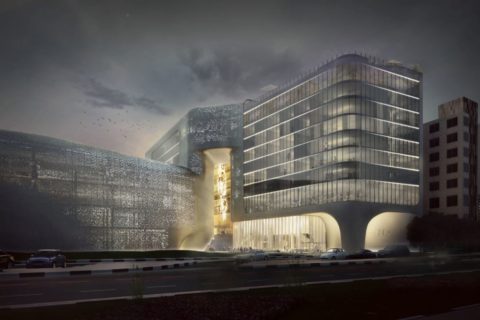 Facade lighting and interior lighting